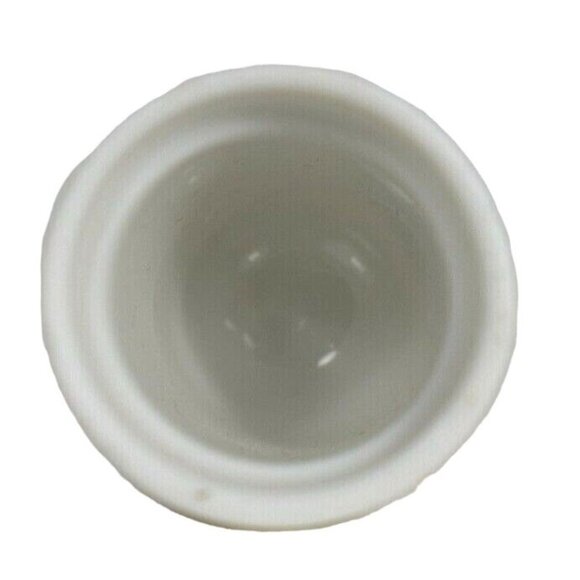 Galleon Schooner on the Sea Blue Background Souvenir Porcelain Thimble - Picture 5 of 5